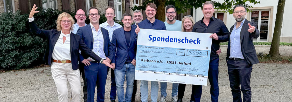 3.500 Euro vom »Bonitas Sommerfest« für Karlsson